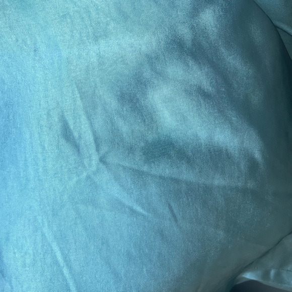 Elegant One-Shoulder Blue Dress - Picture 4 of 7